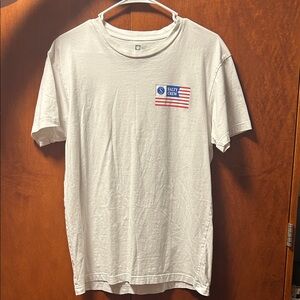 Salty Crew White and Red Short Sleeve Tee